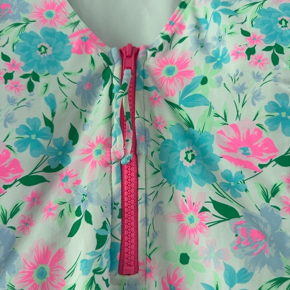 Celebrity Pink Rashguard Pink and Blue Swimwear - Picture 2 of 4